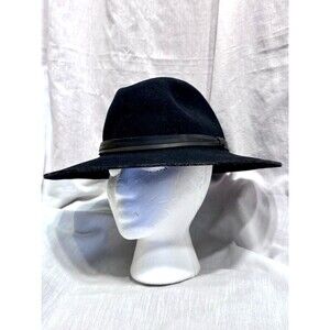 EUC GOORIN BROS Ruby Clark Wool Felt & Leather Band Ranch Fedora Hat Size Medium